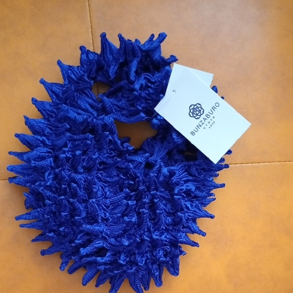 Bunzaburo Deep Blue Textured Mini Bag
